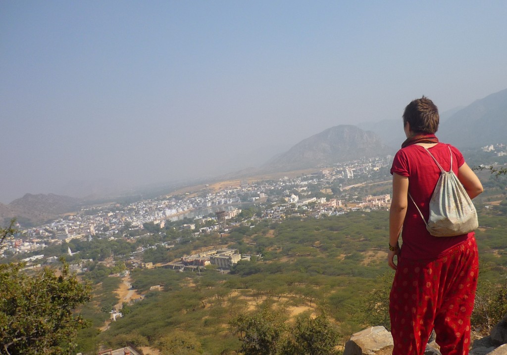 Pushkar from the temple