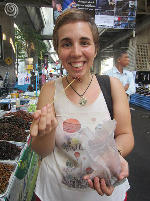 Eating insects in Thailand