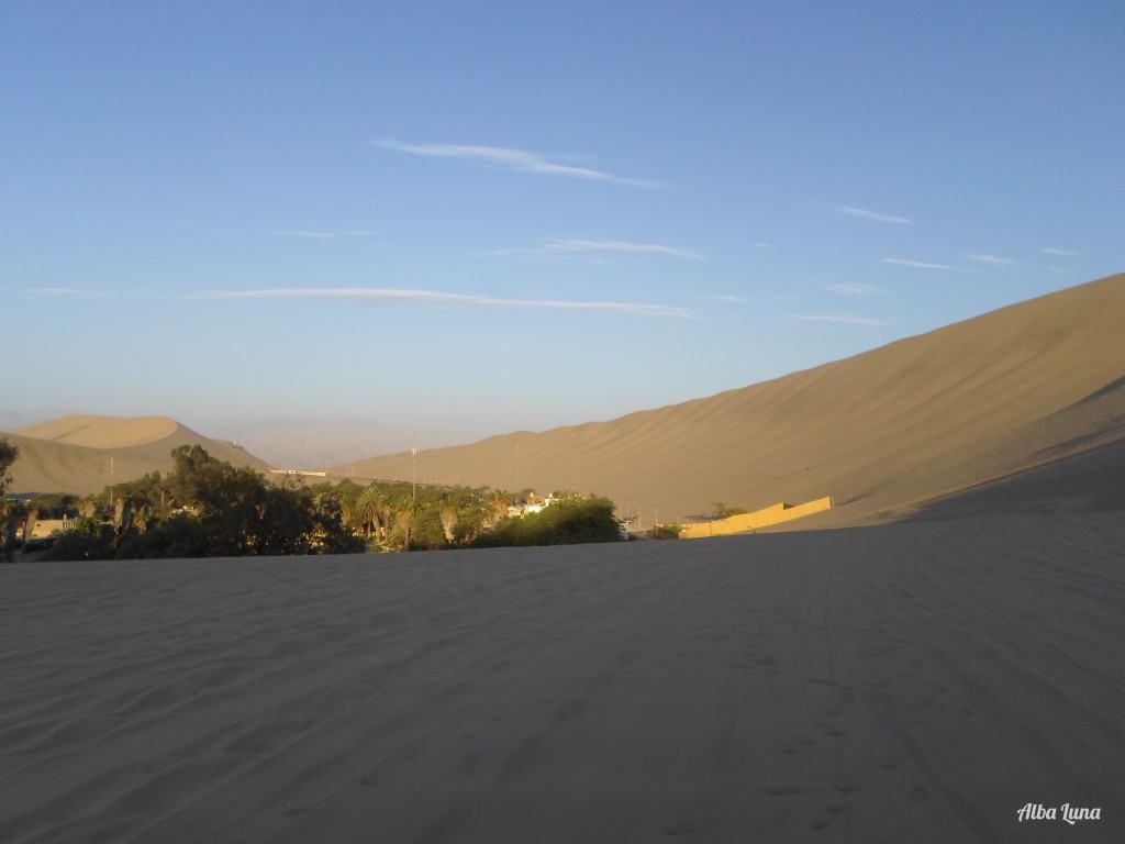 La huacachina en Perú