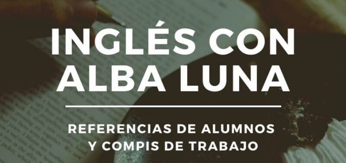 clases ingles Alba Luna