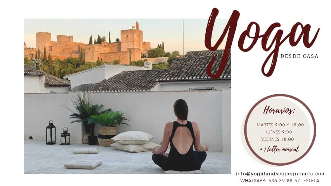 clases de yoga con Estela en Granada o en viajes